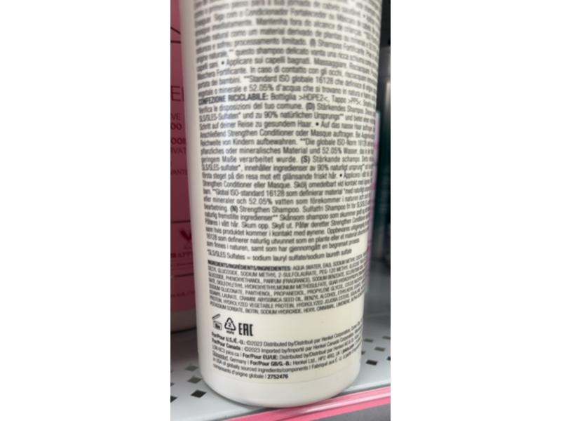 Joico Inner Joi Strengthen Shampoo, 33.8 fl oz/1L