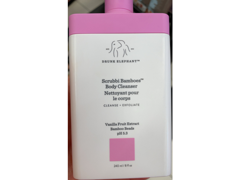 Drunk Elephant Body Cleanser, Vanilla Fruit Extract, 8 fl oz/240 mL