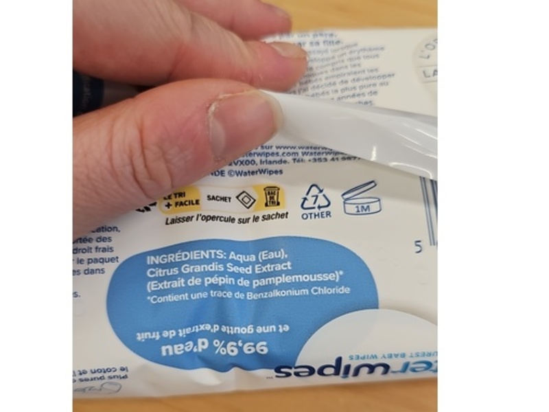 Water Wipes Baby Wipes, 48 Wipes