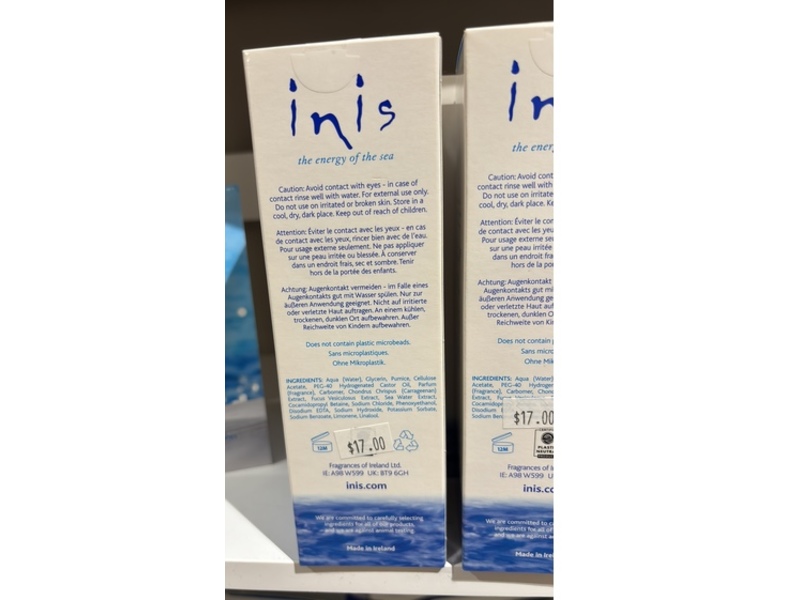 Inis the Energy of the Sea Invigorating Body Scrub, 7 fl oz/200 mL