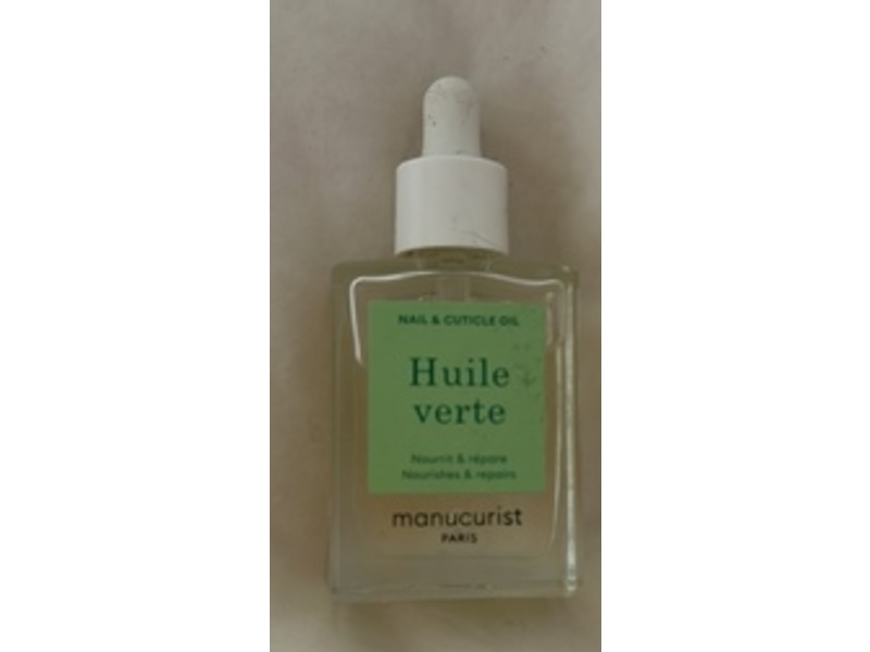 Manucurist Huile Verte Nail & Cuticle Oil, 0.51 fl oz/15 mL