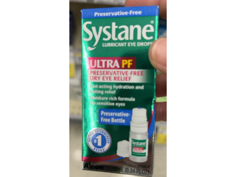 Systane Lubricant Eye Drops, 0.34 fl oz/10 mL
