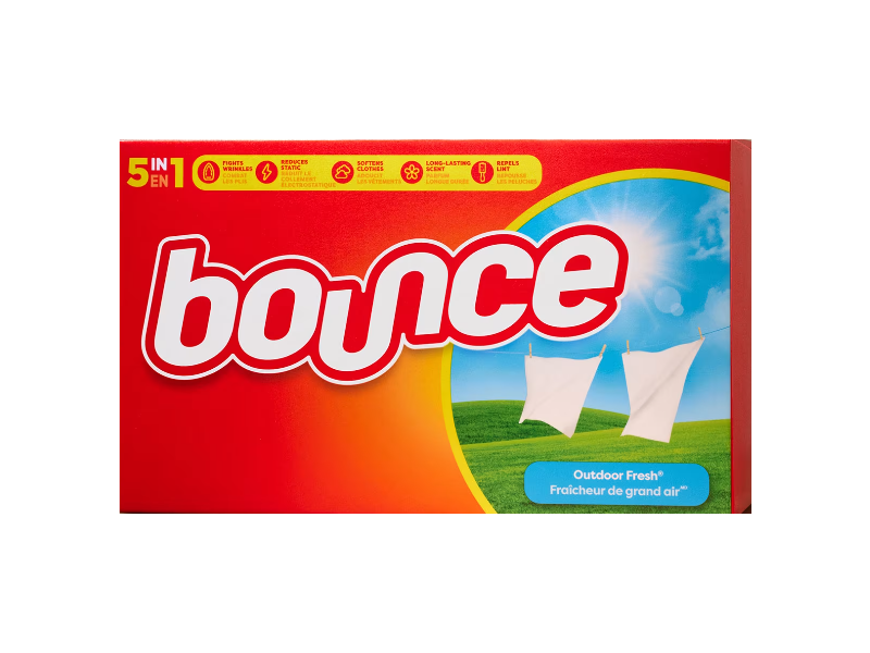 Bounce 2X Power Dryer Sheets, Outdoor Fresh , 400 Sheets