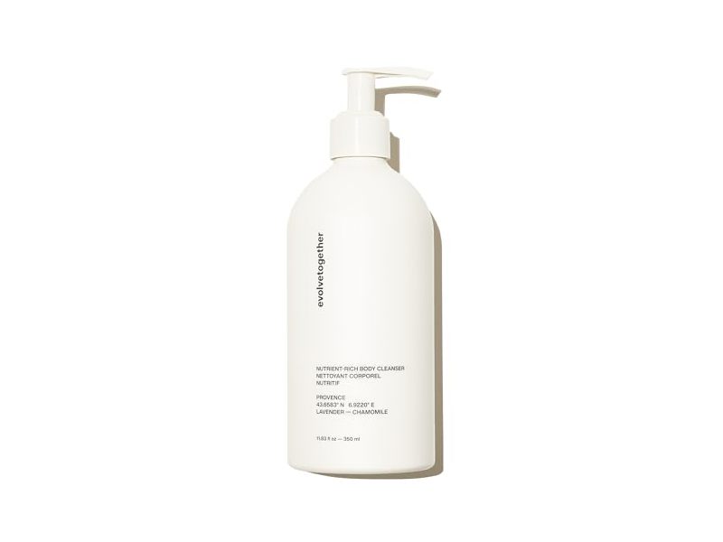 evolvetogether Nutrient-Rich Body Cleanser, Lavender-Chamomile, 11.8 fl oz/350 mL
