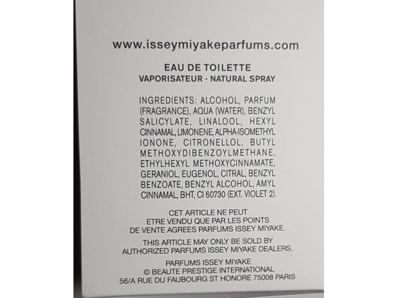 Issey Miyake L'eau D'Issey Pure Eau De Toilette, 3 fl oz/90 ml