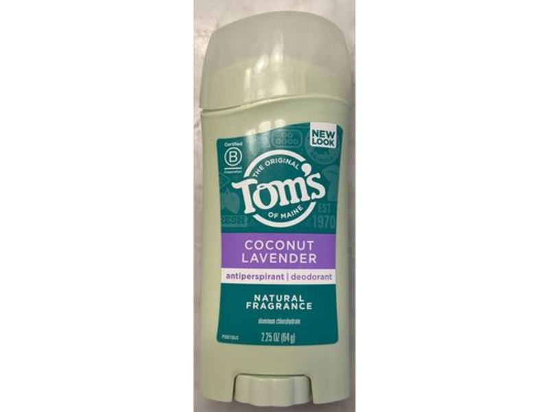 Tom's Of Maine Antiperspirant Deodorant, Coconut Lavender, 2.25 oz/64 g