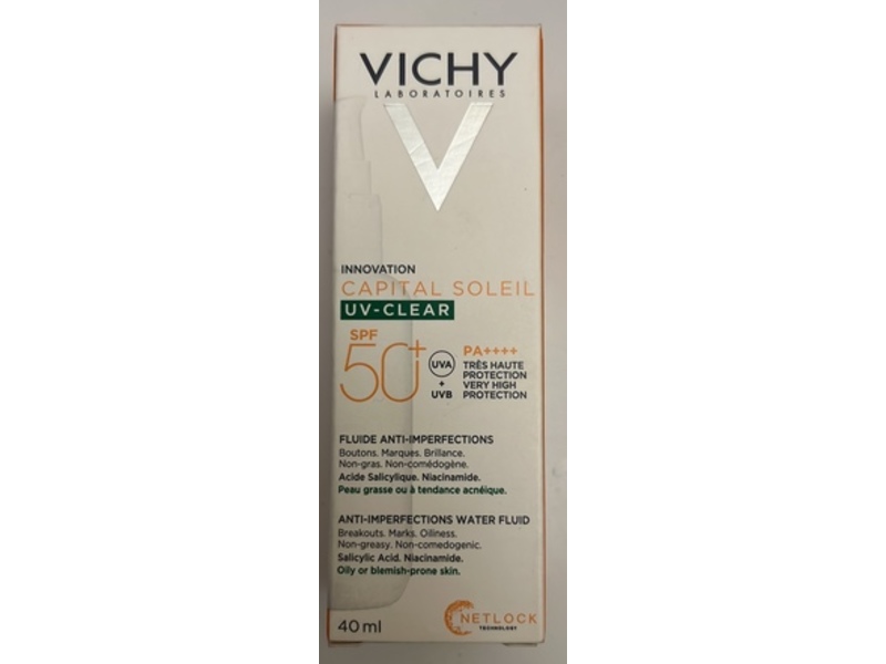 Vichy Laboratories Innovation Capital Sunscreen, SPF 50+ PA++++, 40 mL