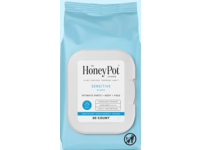 The Honey Pot Company Intimate Parts + Body + Face Wipes, Sensitive, 30 Count - thumbnail 1