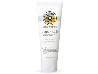 Baby Mantra Diaper Rash Ointment, Jojoba & Sunflower Seed Oil, 3.4 fl oz/100 mL