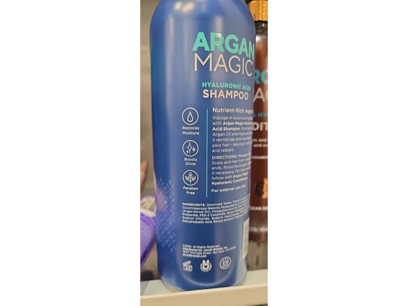 Argan Magic Hyaluronic Acid Shampoo, 32 fl oz/946 mL