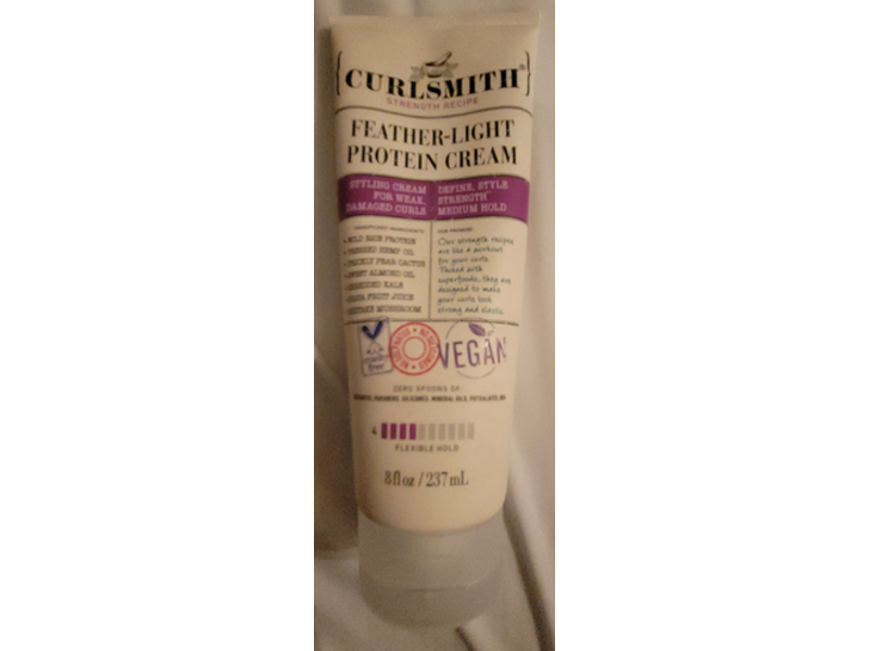 Curlsmith Feather-Light Protein Cream, 8 fl oz/237 mL