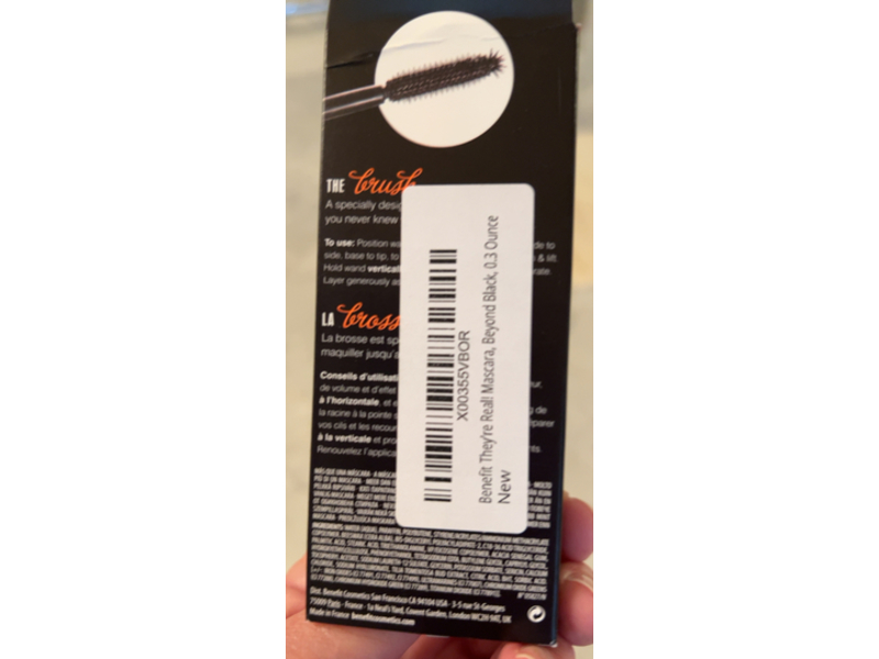 Benefit They're Real Beyond Mascara, Beyond Black, 0.3 oz/8.5 g