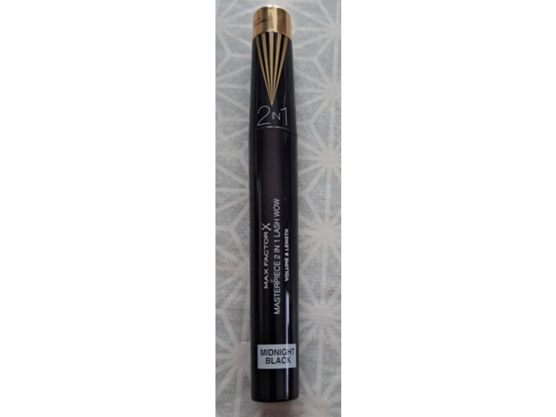 Maxfactor Masterpiece 2 In 1 Lash Wow Mascara, Midnight Black, 7 mL