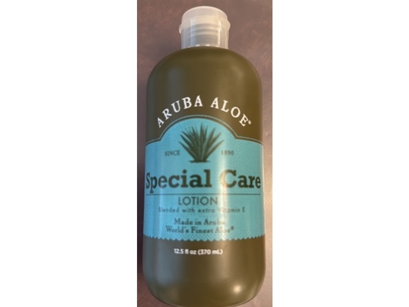 Aruba Aloe Special Care Lotion, Vitamin E, 12.5 fl oz/370 mL