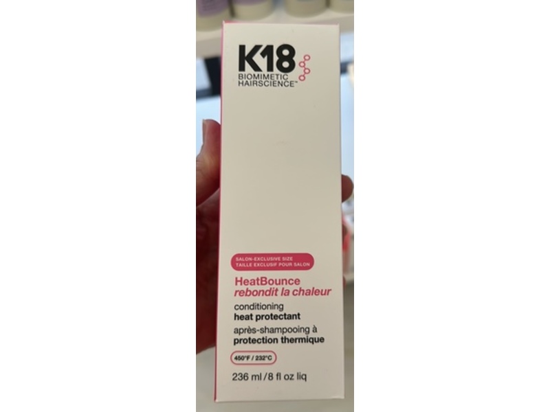 K18 Heat Bounce Conditioning Heat Protectant, 8 fl oz/236 mL