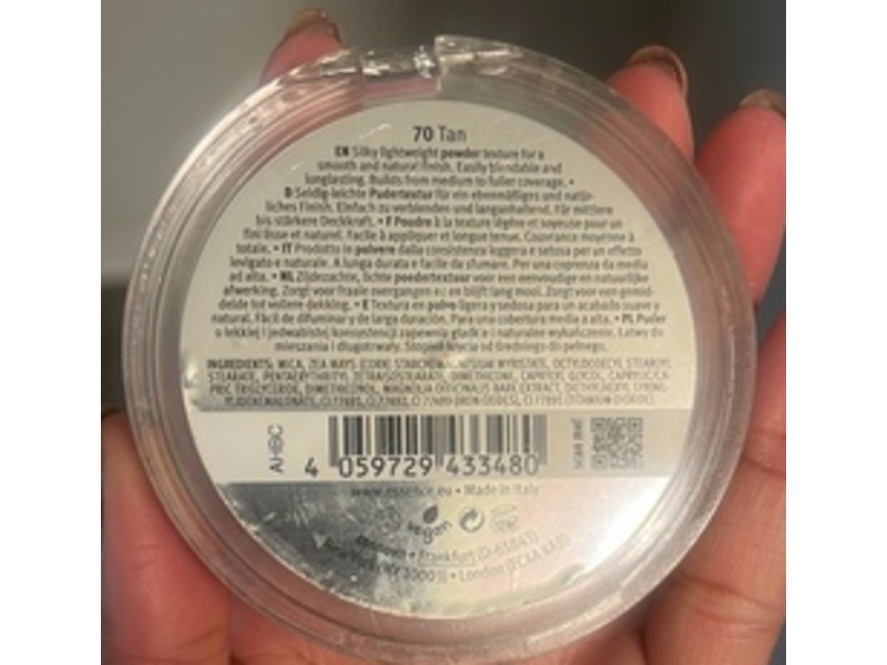 Essence Keep Me Covered Powder, 70 Tan, 0.28 oz/8 g