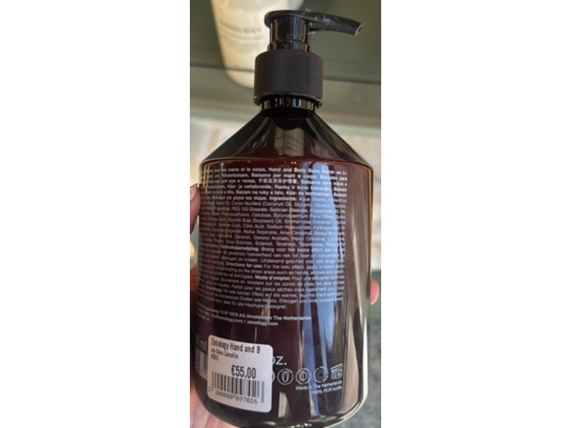 Zenology Moisturizing Hand & Body Balm, Camellia Sinensis, 500 mL