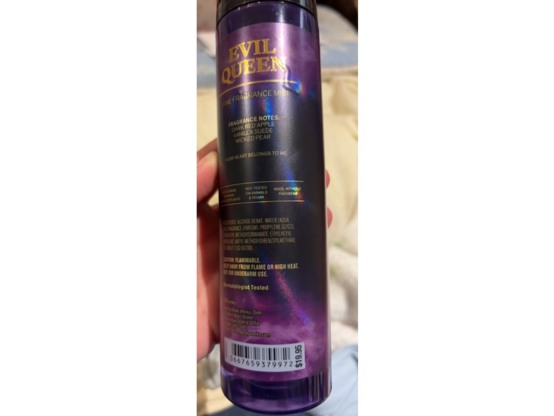 Bath & Body Works Fine Fragrance Mist, Evil Queen, 8 fl oz/236 mL