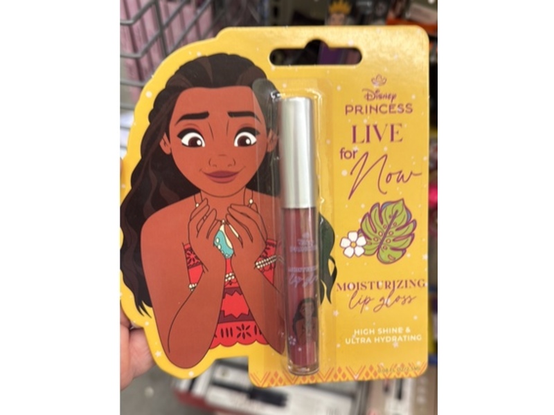 Disney Princess Live For Now Moisturizing Lip Gloss, 0.08 fl oz/2.9 mL