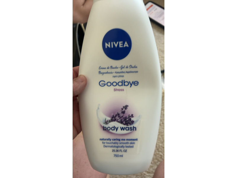 Nivea Body Wash, Goodbye Stress, 25.36 fl oz/750 mL