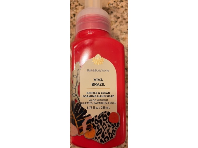 Bath & Body Works Gentle & Clean Foaming Hand Soap, Viva Brazil, 8.75 fl oz