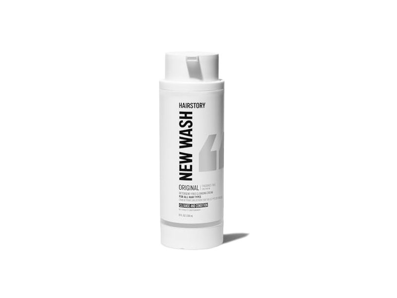 Hairstory New Wash Original Cleansing Cream, Fragrance-Free, 8 fl oz/236 mL