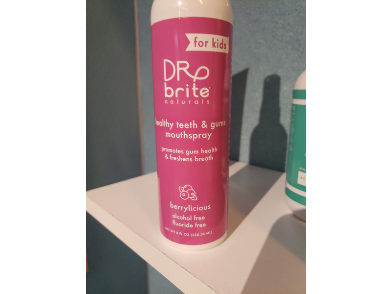 Dr. Brite Naturals Mouth Spray, Berrylicious, 8 fl oz/236.58 ml