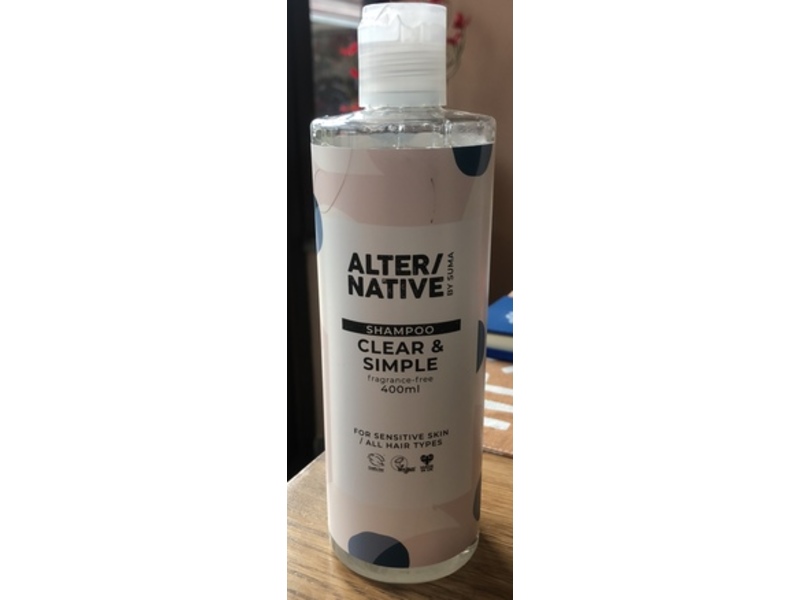 Alter/Native By Suma Shampoo, Clear & Simple, 400 mL