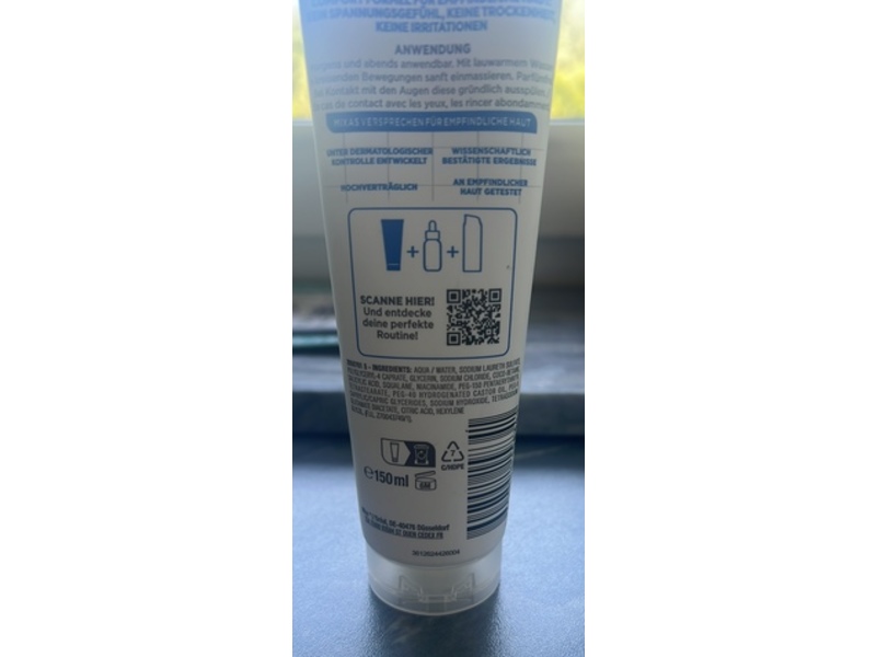 Mixa Anti-Impurities Comfort Cleanser, 150 mL