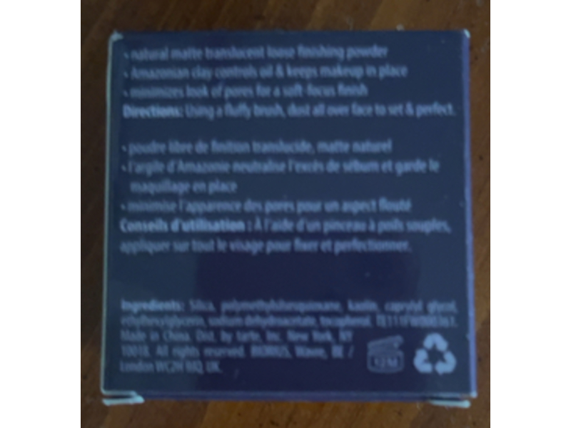 Tarte Smooth Operator Amazonian Clay Finishing Powder, 0.11 oz/3.4 g