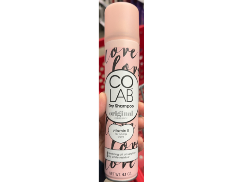 Colab Original Dry Shampoo, Bergamot and Rose Scent, 4.1 oz/117 g