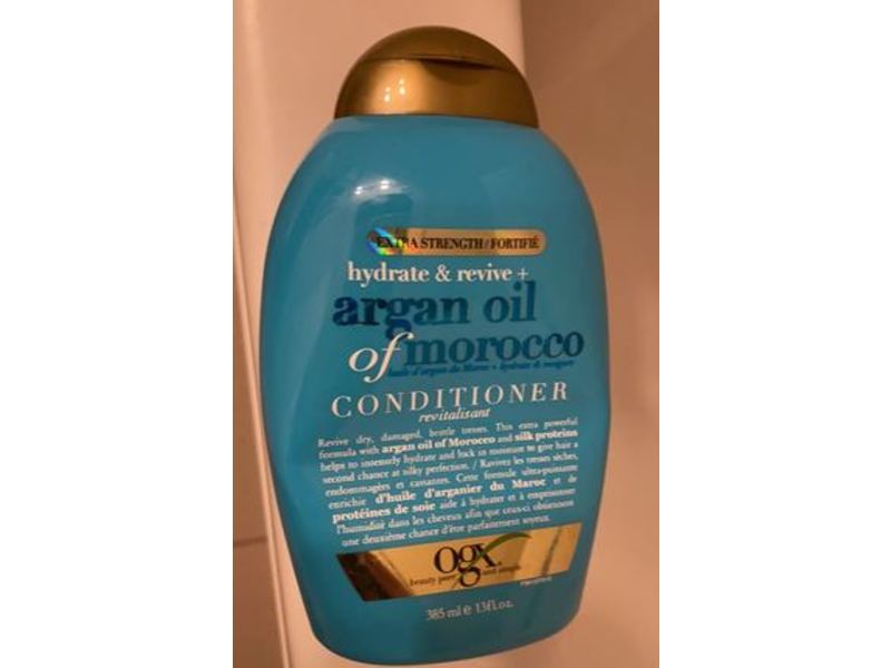 Ogx Hydrate & Revive + Argan Oil Of Morocco Conditioner, Extra Strength, 13 fl oz/385 mL