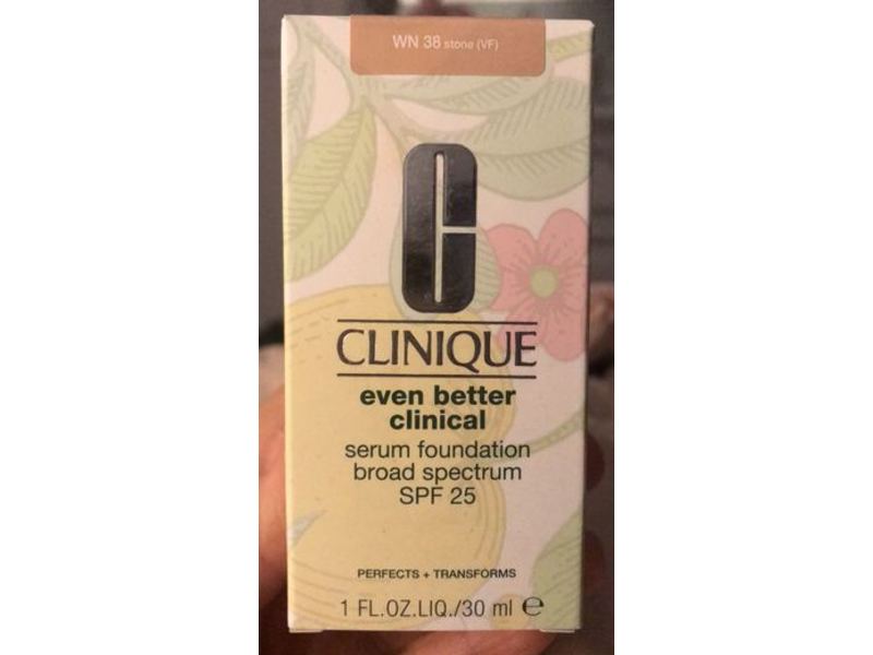 Clinique Even Better Clinical Serum Foundation, SPF 25, Wn 38 Stone, 1 fl oz/30 mL