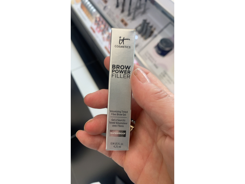 it Cosmetics Brow Power Filler Volumizing Tinted Fiber Brow Gel, Universal Auburn, Waterproof, 0.14 fl oz/4.25 mL