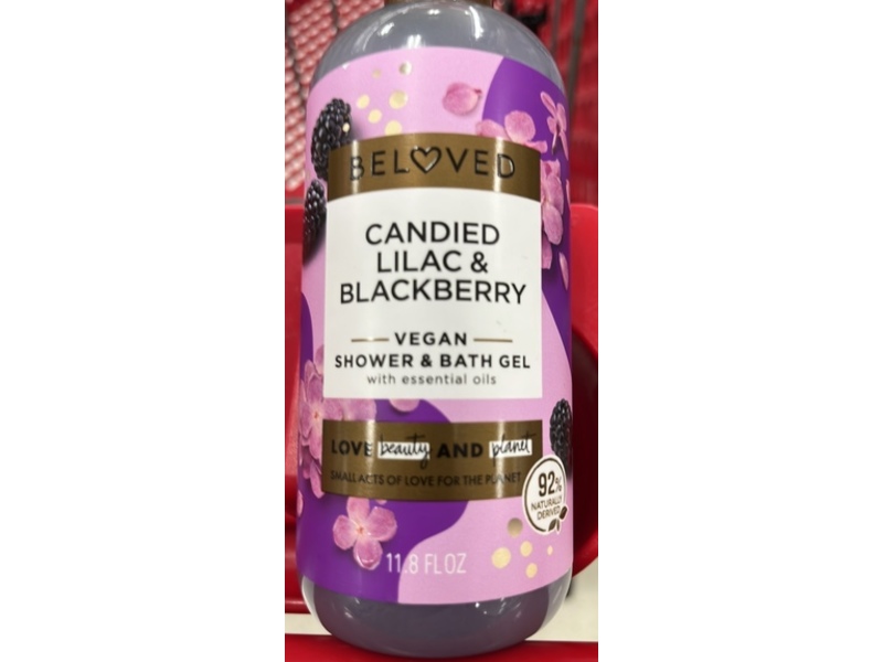 Beloved Shower & Bath Gel, Candied Lilac & Blackberry, 11.8 fl oz