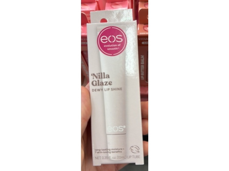 EOS Dewy Lip Shine, 'Nilla Glaze, 0.35 fl oz/10 mL