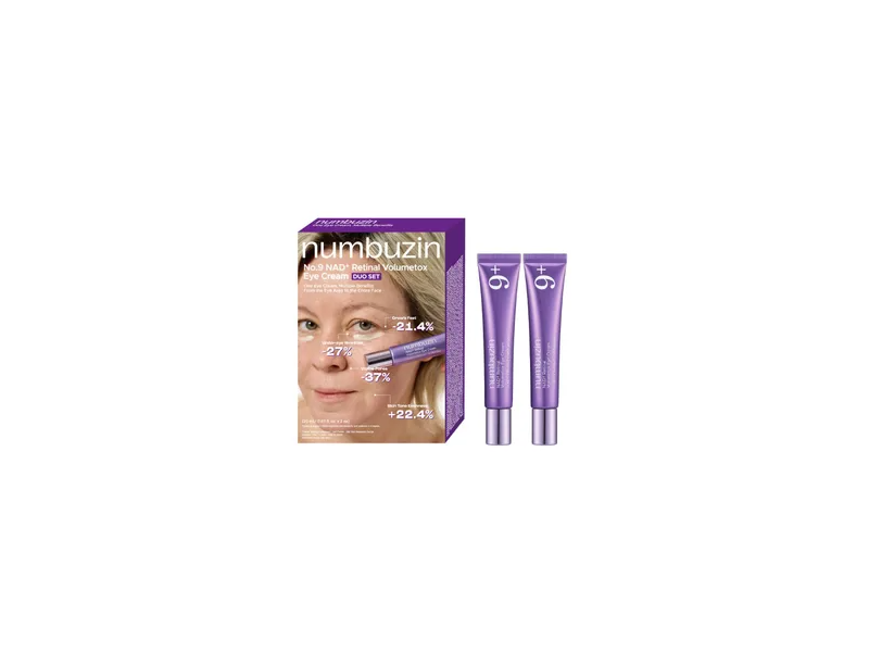 Numbuzin Retinal Volumetox Eye Cream Duo Set, No.9 NAD+, 0.67 fl oz/20 mL