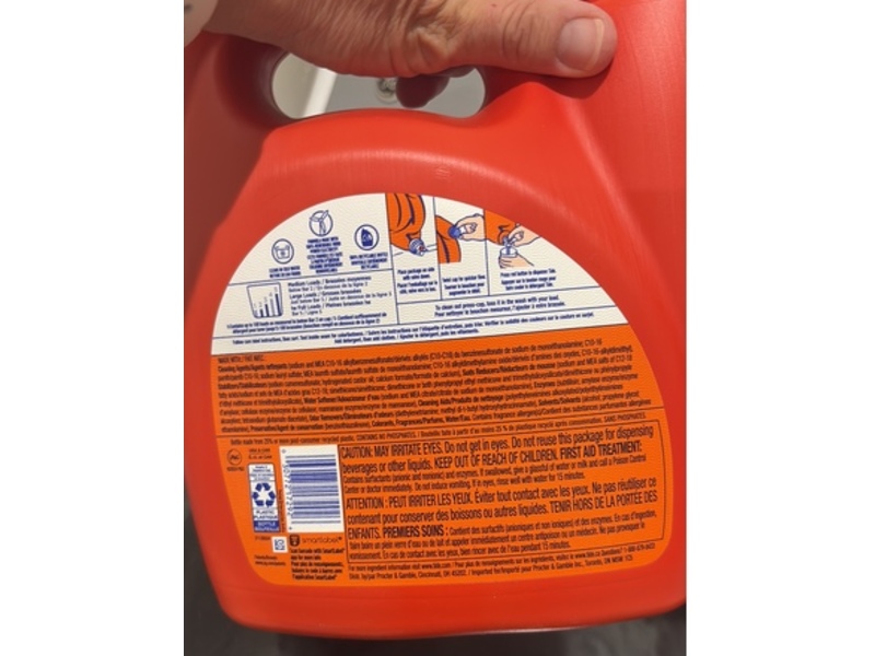 Tide Liquid Laundry Detergent, Spring Meadow, 100 Loads, 132 fl oz/3.9 L