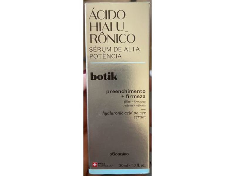 Oboticario Botik Hyaluronic Acid High Power Serum, 1.0 fl oz/30 mL