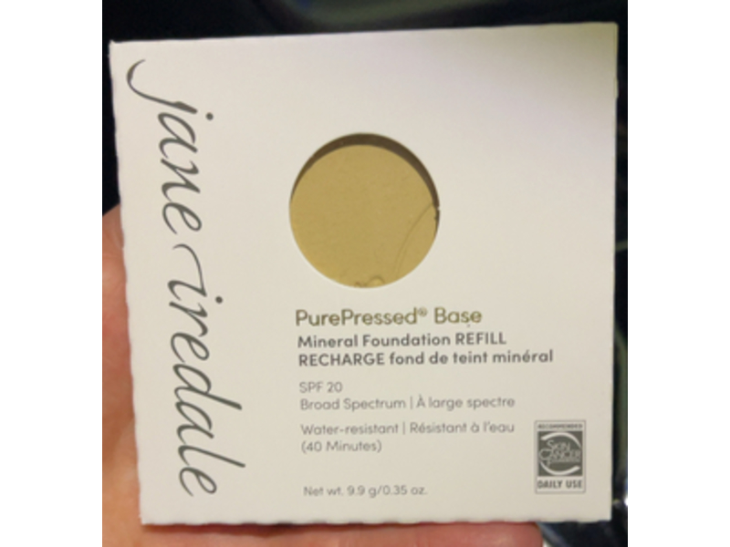 Jane Iredale Pure Pressed Base Mineral Foundation Refill, SPF 20, Warm Sienna , 0.35 oz/ 9.9g