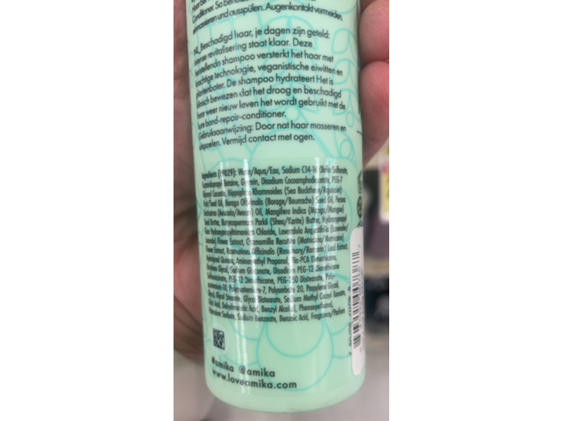 Amika The Kure Bond Repair Shampoo, 9.2 fl oz/275 mL