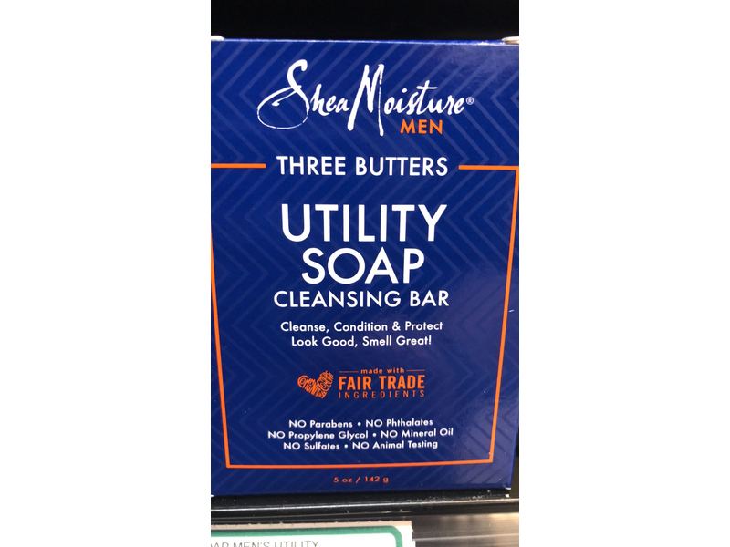 SheaMoisture Three Butters Utility Soap, 5 oz