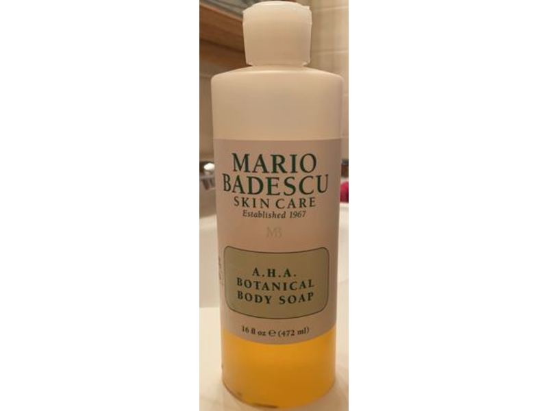 Mario Badescu Skin Care A.H.A. Botanical Body Soap, 16 fl oz/472 mL