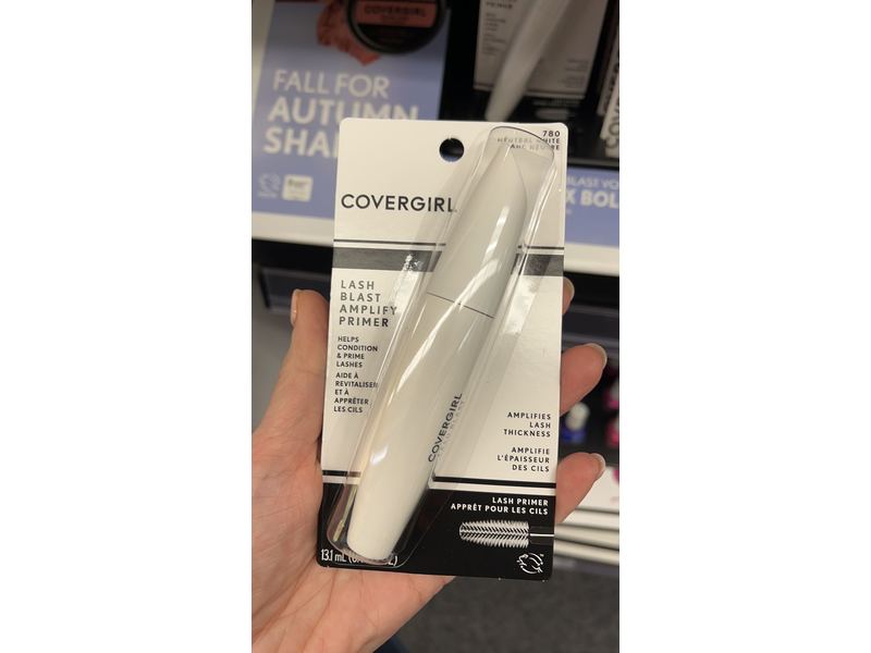 CoverGirl Lash Blast Amplify Eyelash Primer, 780 Neutral White, 0.44 fl oz/13.1mL
