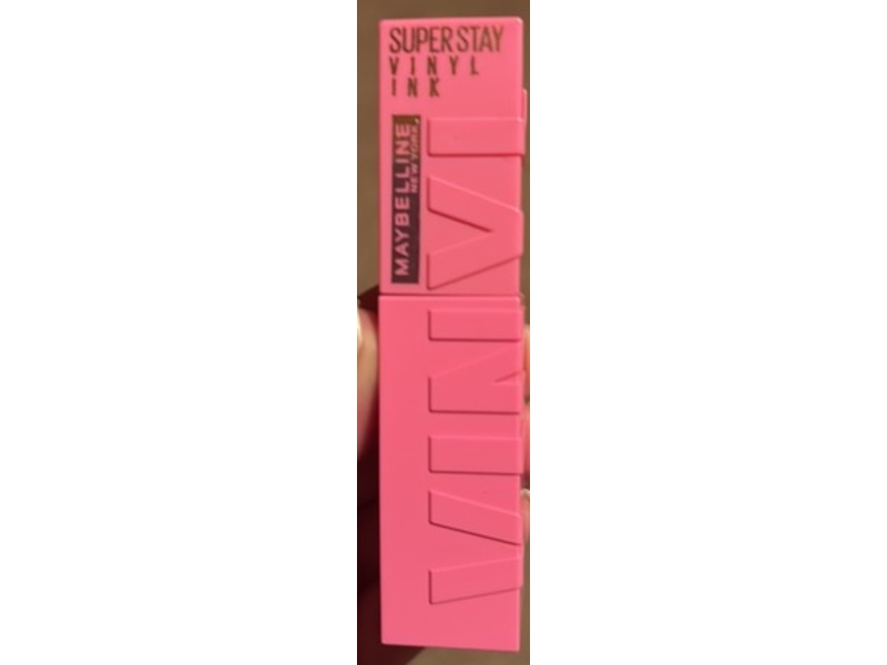 Maybelline New York Super Stay Vinyl Ink Liquid Lipcolor, Upbeat, 0.14 fl oz/4.2 mL