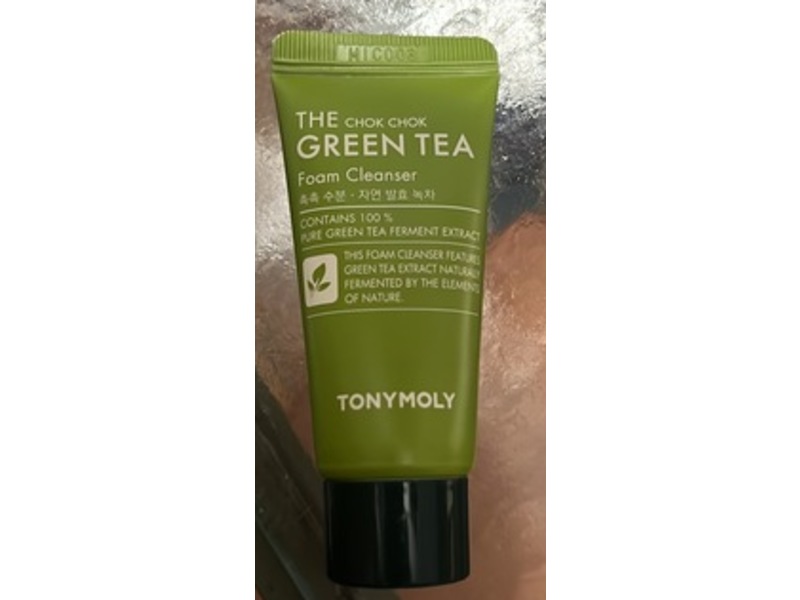 Tony Moly The Chok Chok Green Tea Foam Cleanser, 0.67 fl oz/20 mL