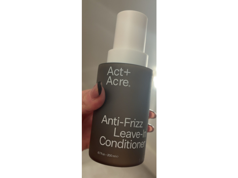 Act + Acre Anti-Frizz Leave In Conditioner, 6.7 fl oz/200 mL