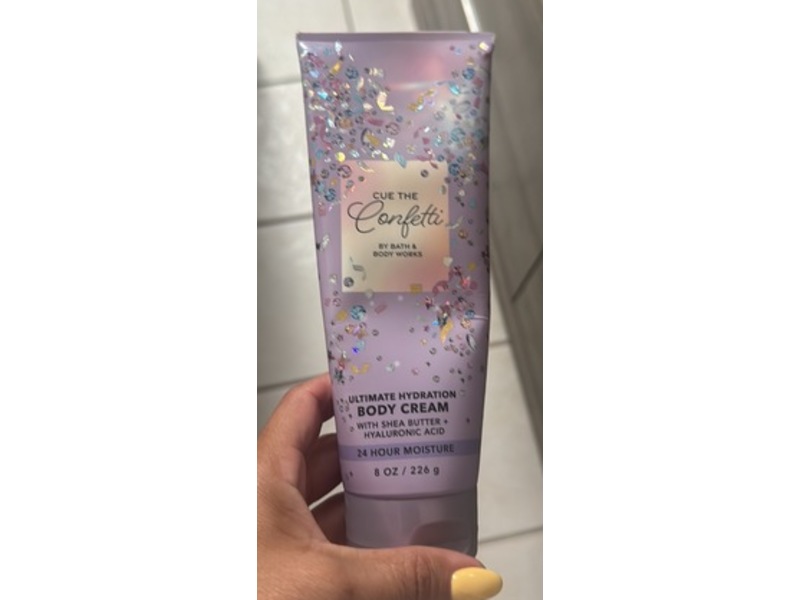 Bath & Body Works Body Cream, Cue The Confetti, 8 oz/226 g