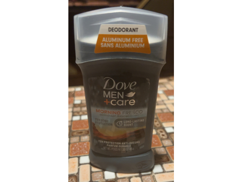 Dove Men + Care Aluminum Free Deodorant Stick, Morning Fresco, 3.0 oz/85 g, Pack of 3