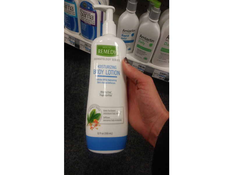 Medline Remedy Moisturizing Body Lotion, 12 fl oz/355 mL
